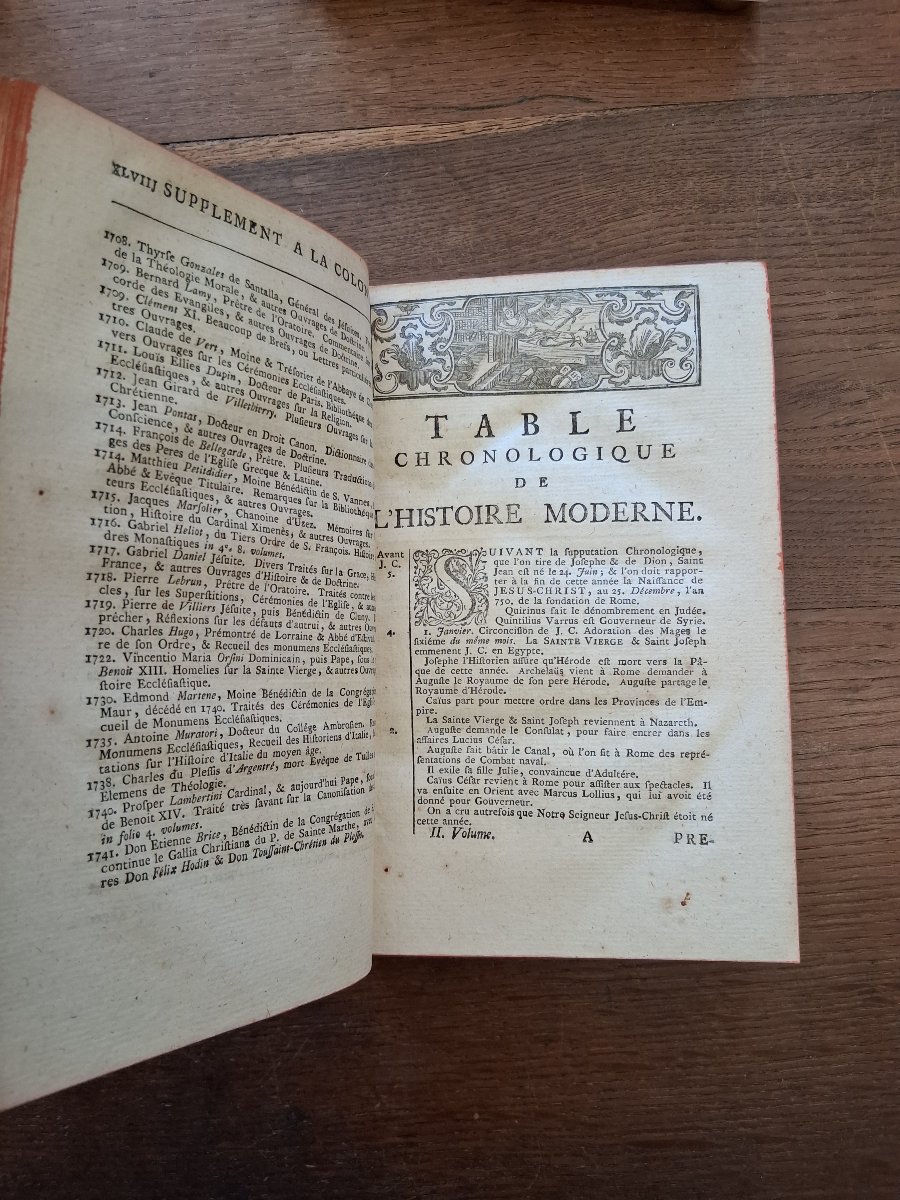 Tablettes chronologiques de l'histoire  universelle  / 1756-photo-4