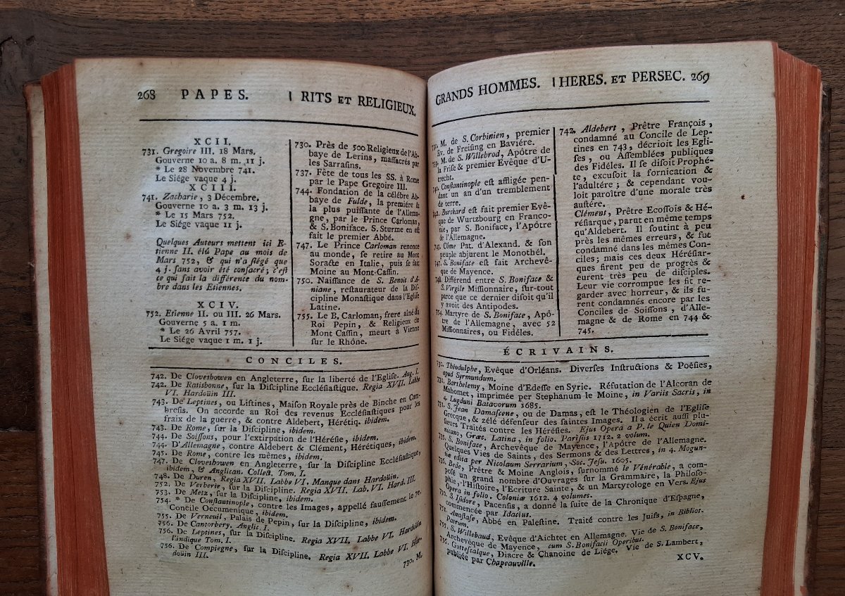 Tablettes chronologiques de l'histoire  universelle  / 1756-photo-6
