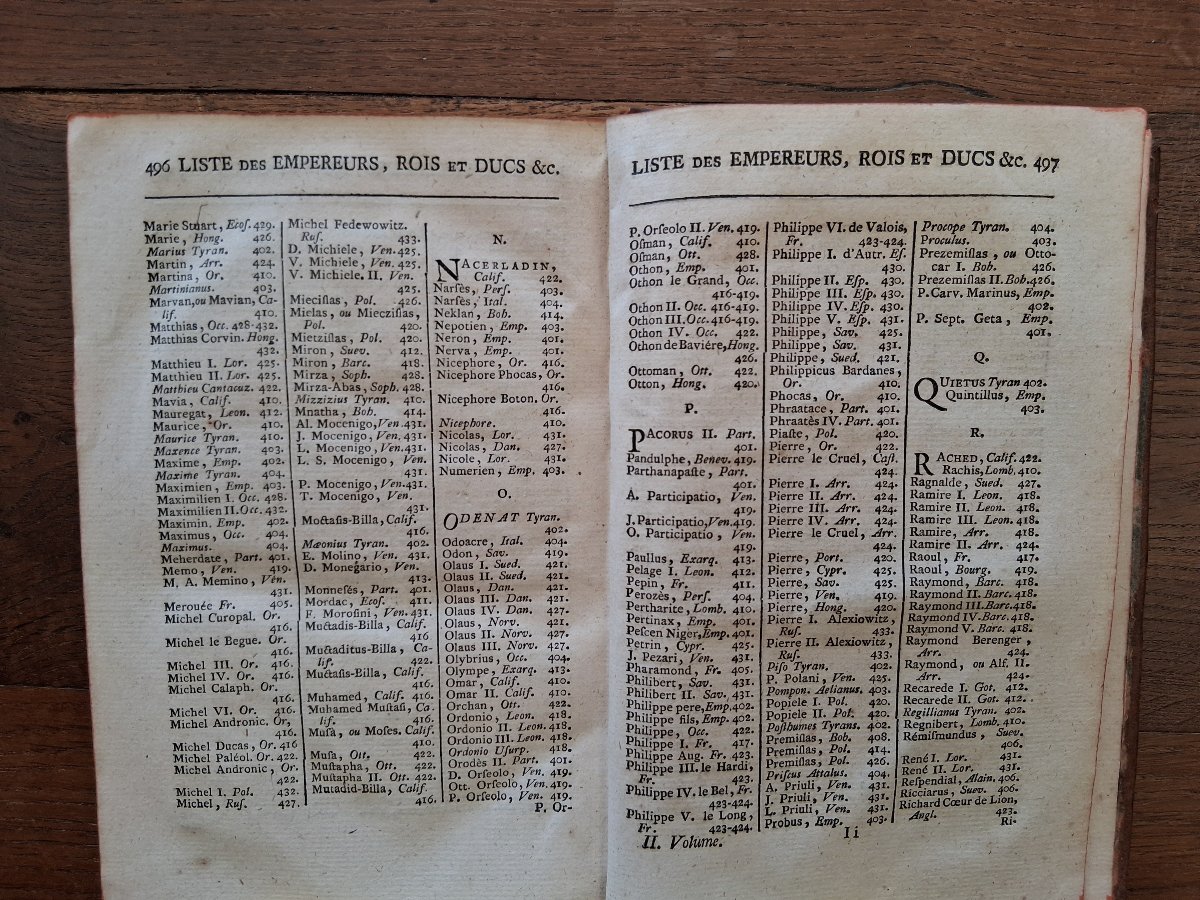 Tablettes chronologiques de l'histoire  universelle  / 1756-photo-7