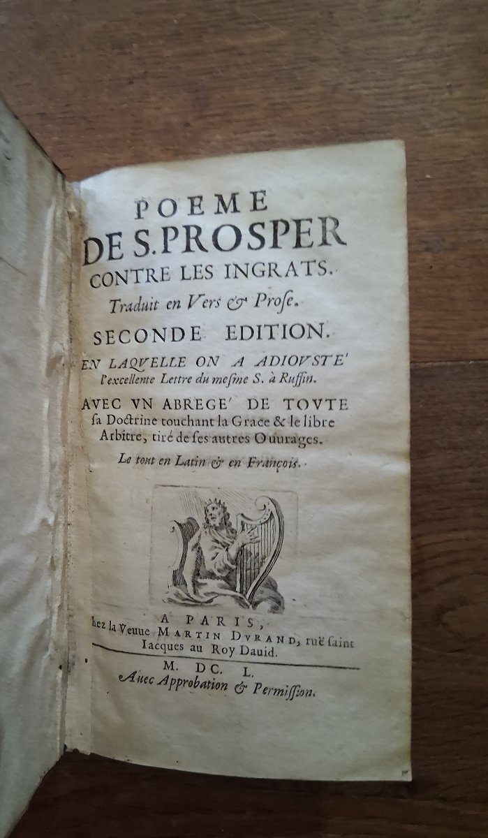 Poem By S. Prosper Against The Ungrateful / 1650