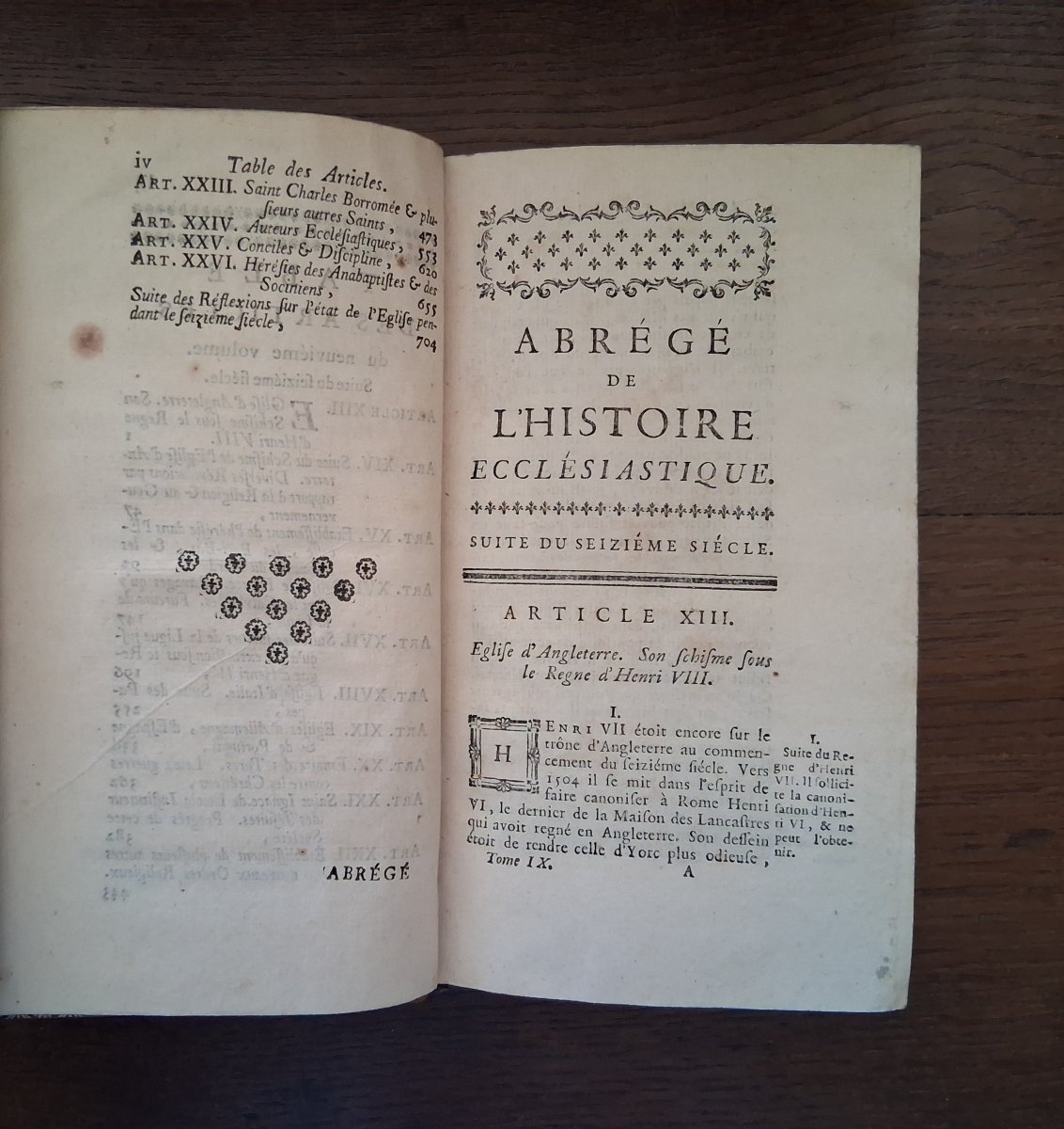 Abrégé de l'histoire ecclésiastique  / 1752-photo-2