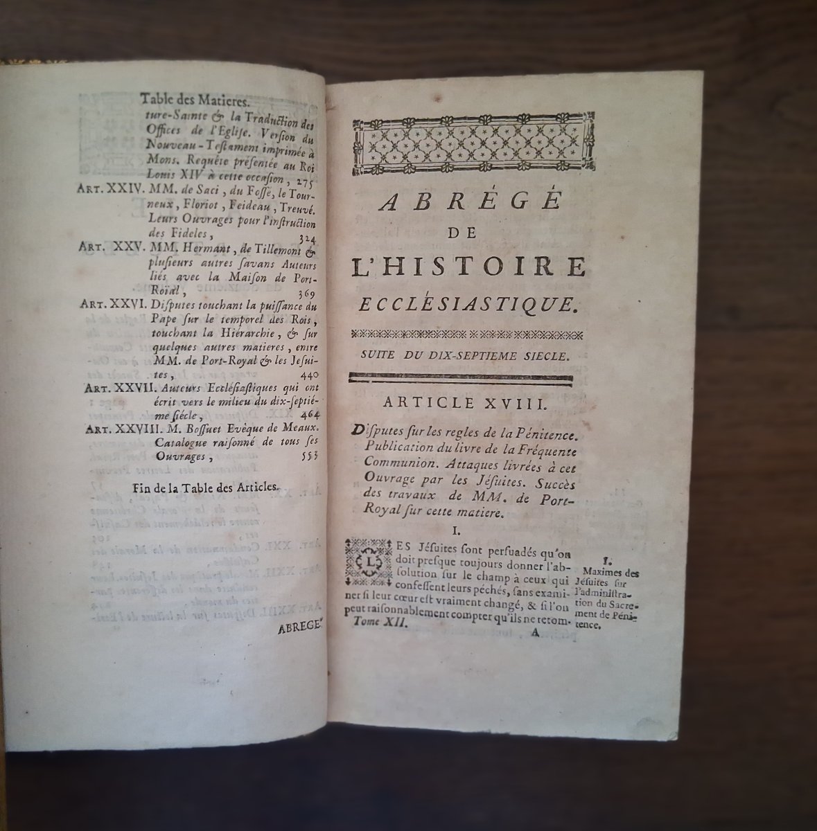 Abrégé de l'histoire ecclésiastique  / 1752-photo-4