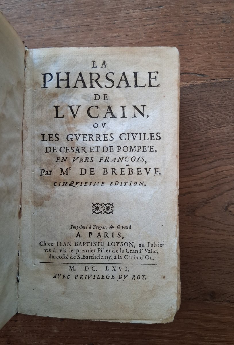 Lucan's *pharsalia*  / 1666