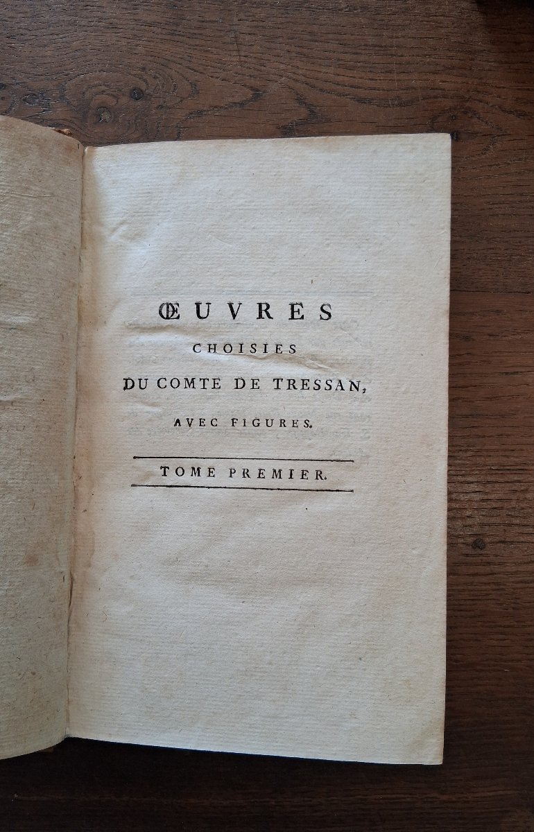 Oeuvres choisies de Comte de Tressan avec figures   /  1787-1789-photo-2