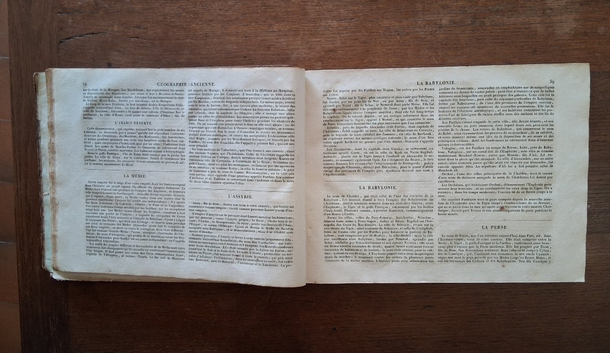 Nouvel Atlas portatif et élémentaire  par Lallemand / 1821-photo-2