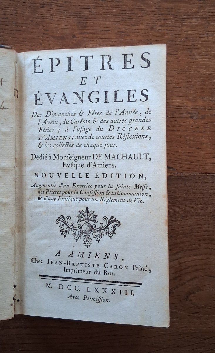 Epîtres et Evangiles   /  1783