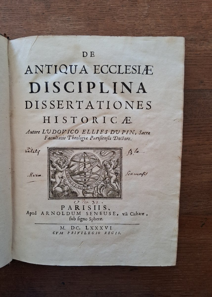 De Antiqua Ecclesiae Disciplina  / 1686