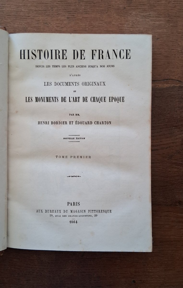 Ensemble  de  6 livres d'histoire  /  1864-1865-photo-2