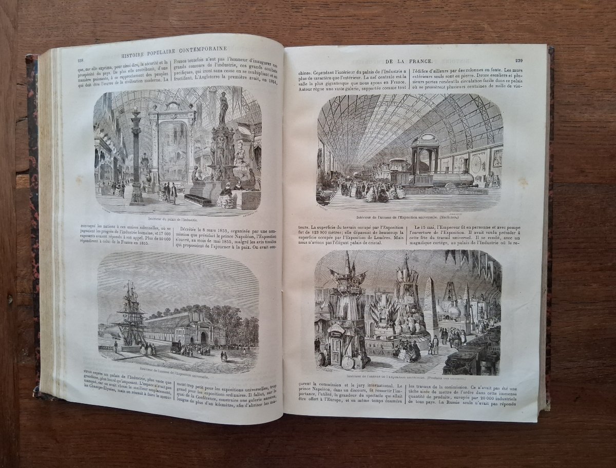 Ensemble  de  6 livres d'histoire  /  1864-1865-photo-3