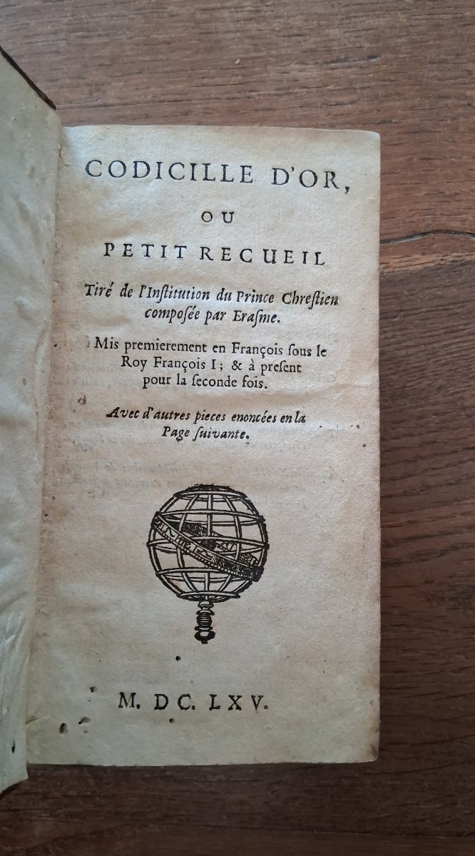 Codicille d'or ou petit recueil  / 1665