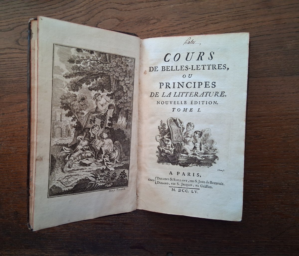 Cours de belles-lettres ou principe de  littérature   /  1755-photo-2