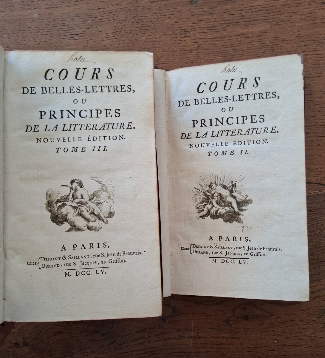 Cours de belles-lettres ou principe de  littérature   /  1755-photo-3