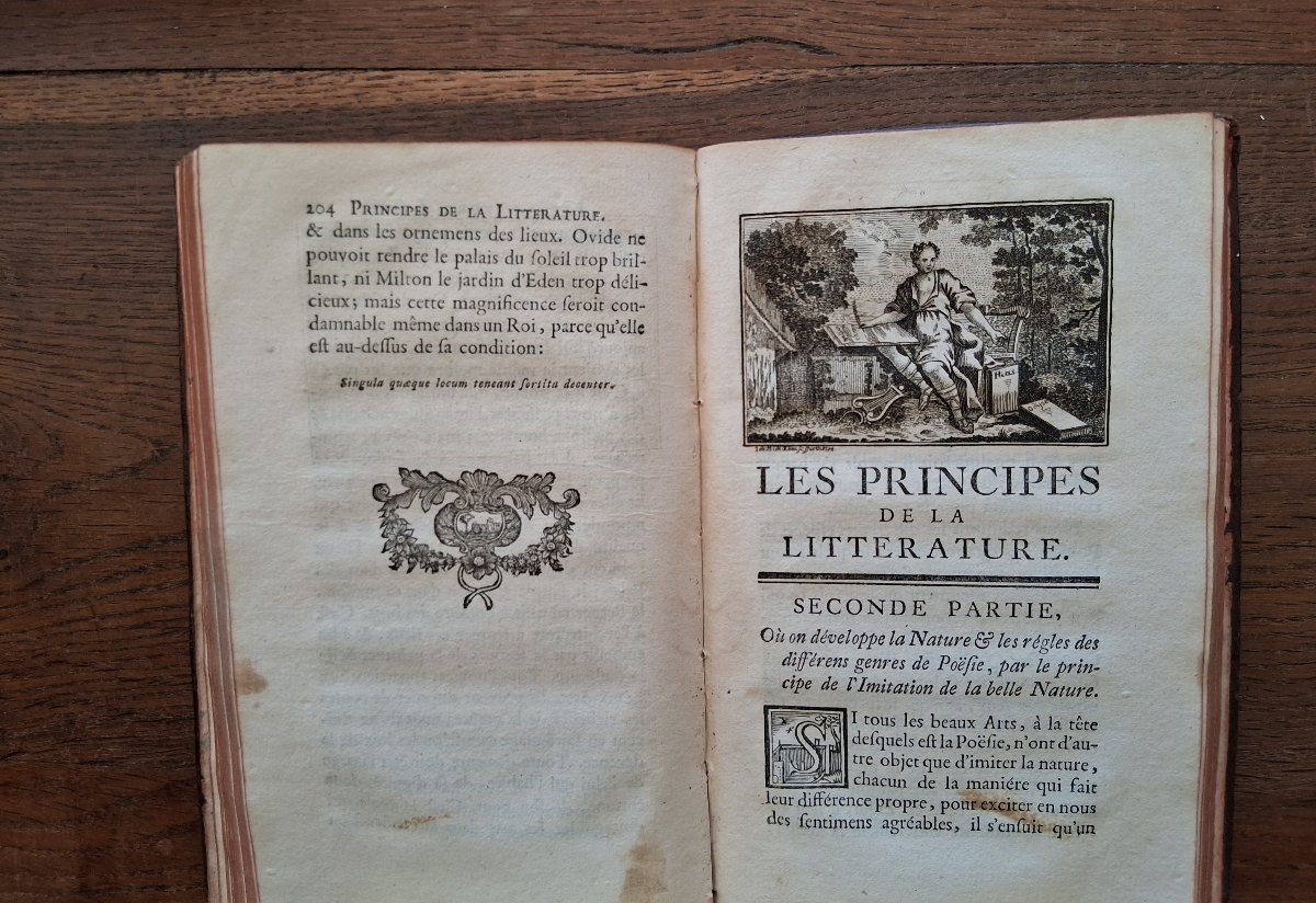 Cours de belles-lettres ou principe de  littérature   /  1755-photo-1