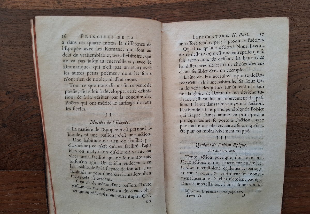 Cours de belles-lettres ou principe de  littérature   /  1755-photo-2
