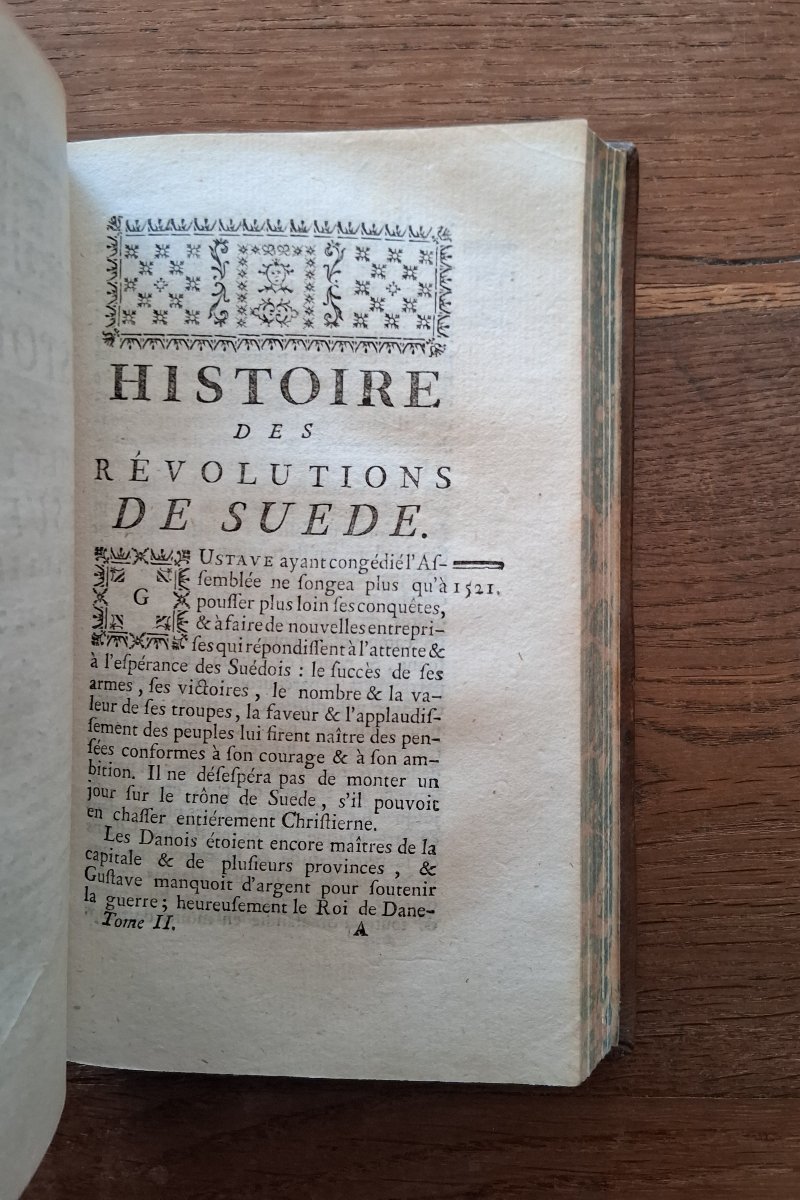 Histoires des révolutions de Suède  / 1772-photo-1