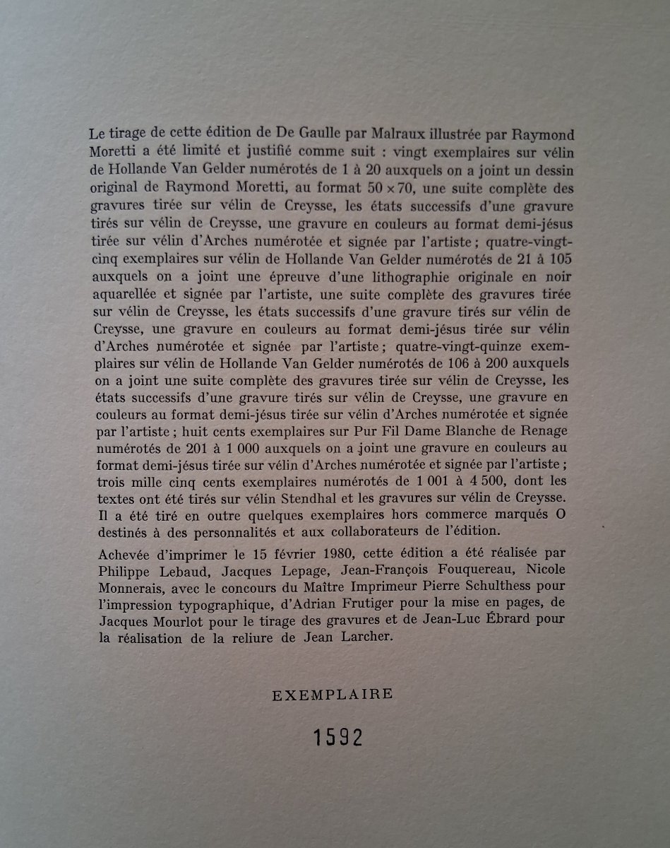De Gaulle By Malraux  / 1980-photo-6