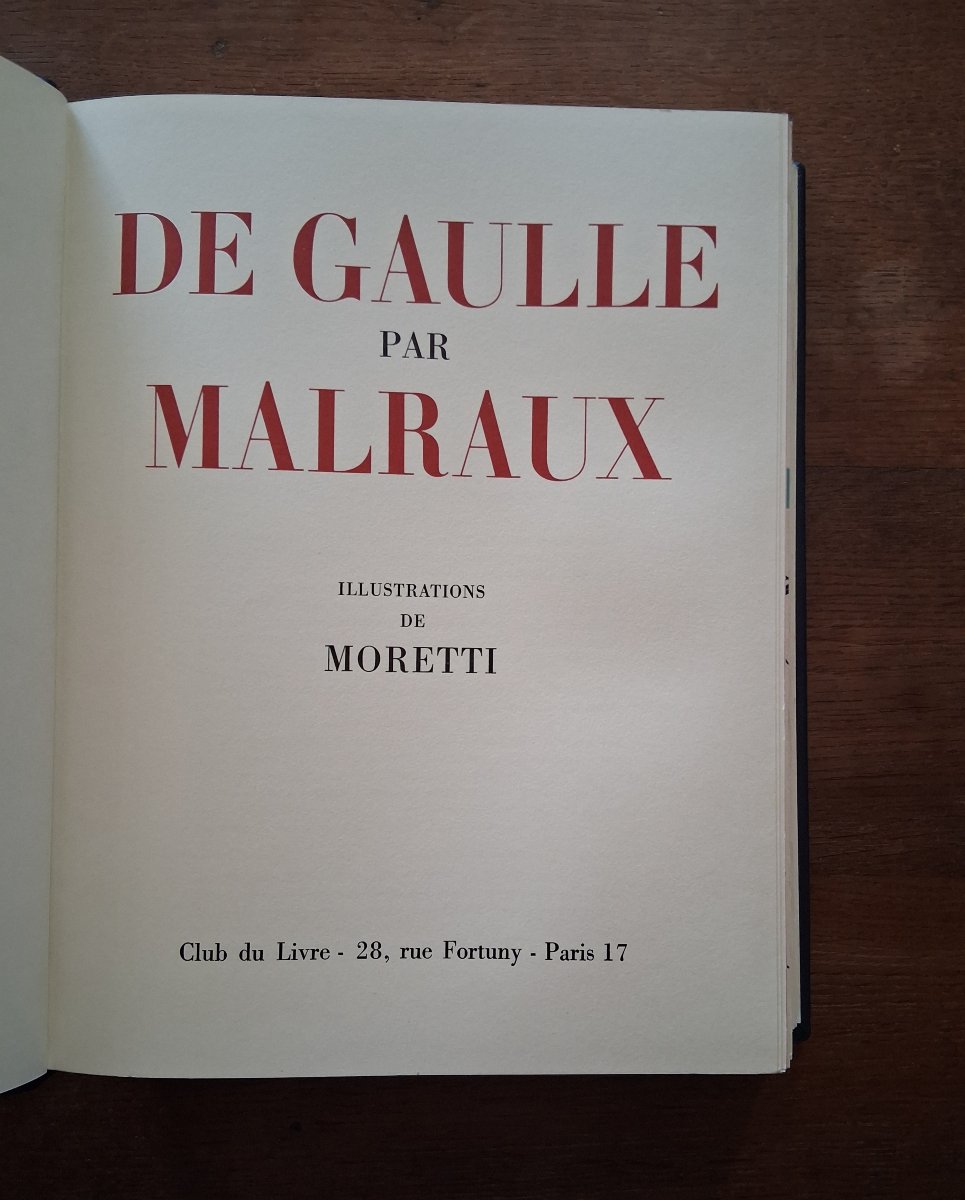 De Gaulle By Malraux  / 1980