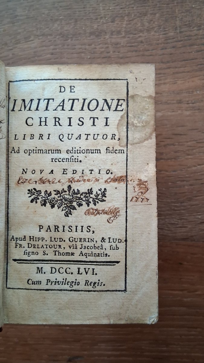 De Imitatione Christi  / 1756