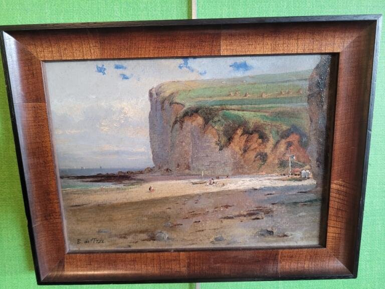 Edouard de Traz  /  Plage en Normandie 