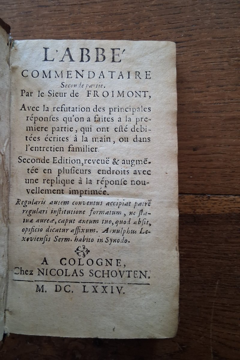 Ensemble de 8 livres /  XVII - XVIII - XIXème-photo-1