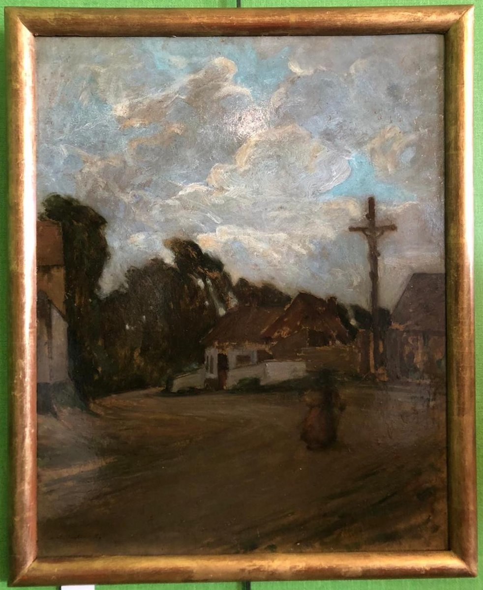 ADLER Jules "Calvaire à Berck"