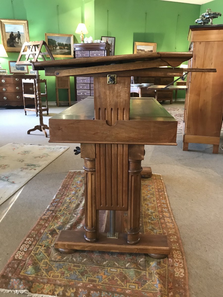 Walnut Architect's Table-photo-2