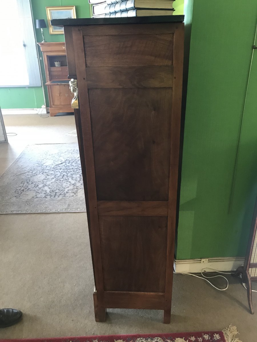 Directoire Period Walnut Chest Of Drawers-photo-3