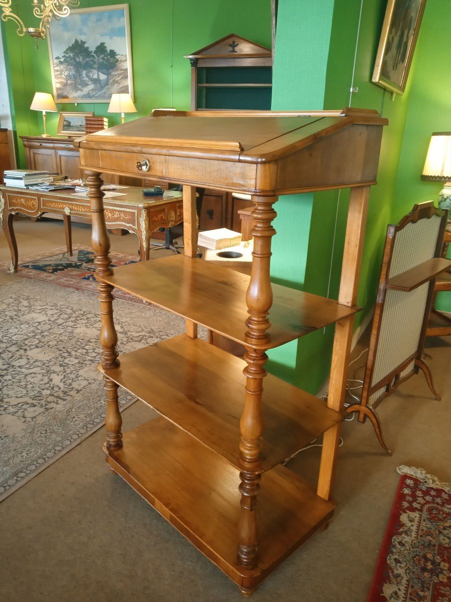 Louis-phillipe Walnut Lectern-photo-2