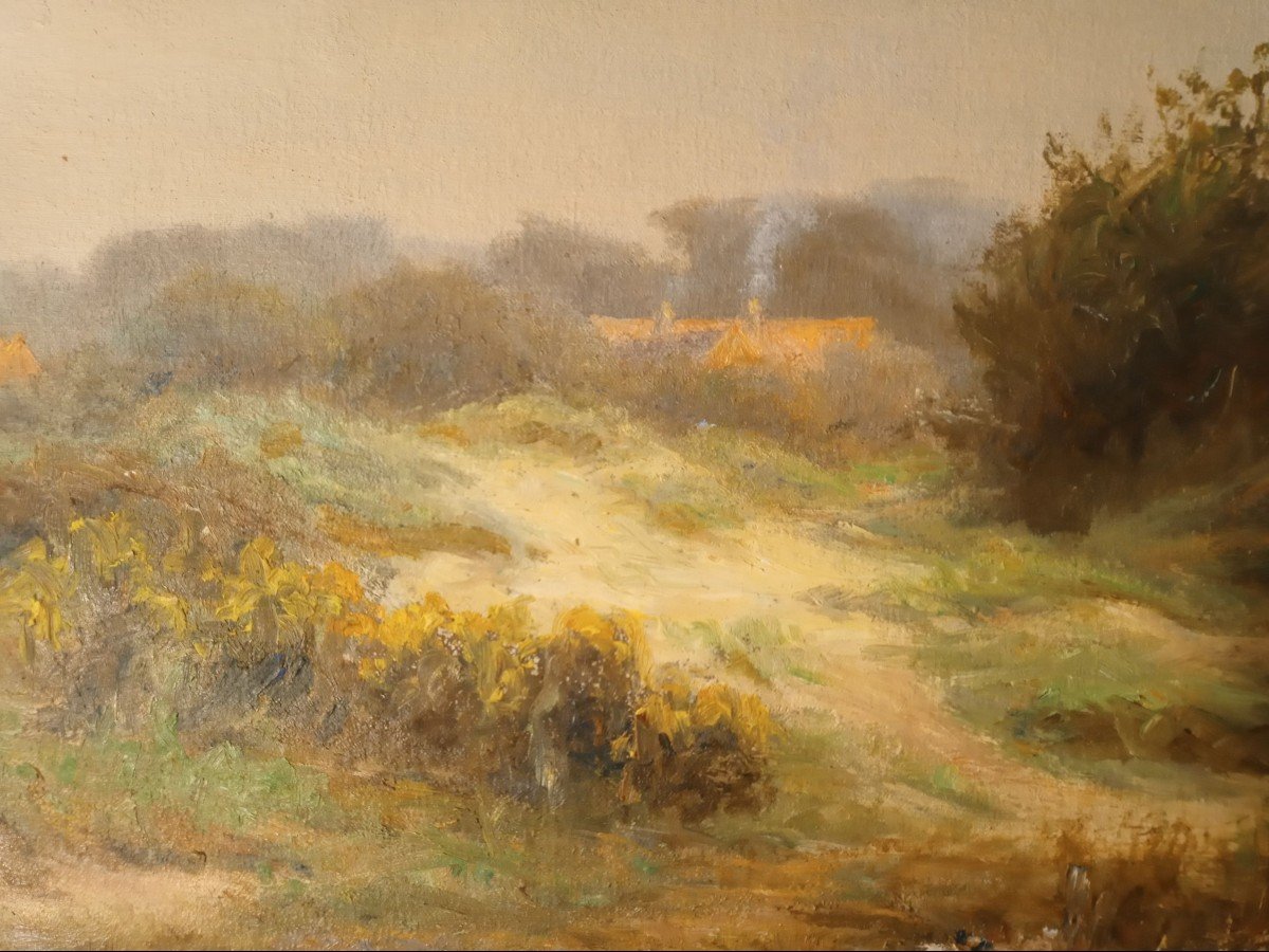 Francois De Montholon (1856-1940) Dunes à Wissant-photo-4