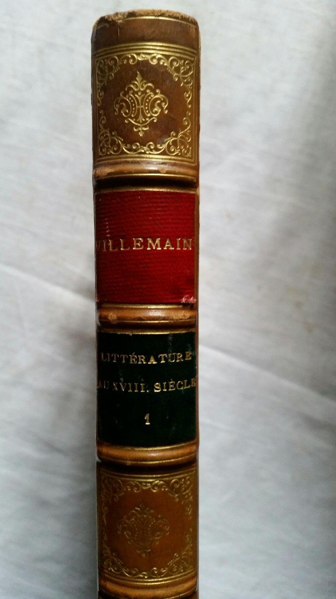 Ensemble De Livres Par Villemain  1870-photo-3
