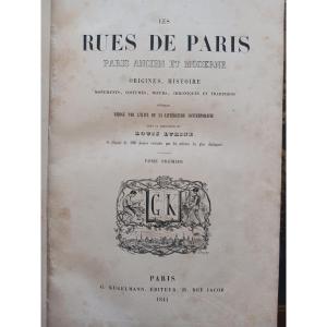 Les Rues De Paris   1844   70 Euros
