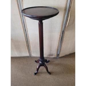Quadripod Saddle In Solid Mahogany, Late 19th Century, 260 Euros