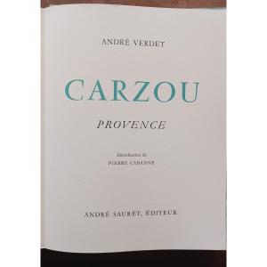 Carzou / Provence / André Verdet