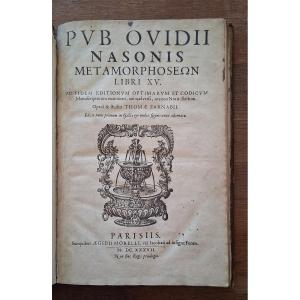 PVB  OVIDII  NASONIS  METAMORPHOSEN  / 1637