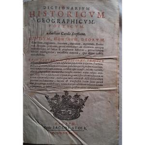 Dictionarium Historicum Geographicum Poeoticum