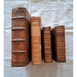Ensemble de 4 livres de Géographie   XIXème et XVIIème