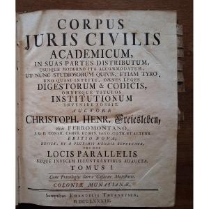 Corpus Juris Civilis Academicum / 1789