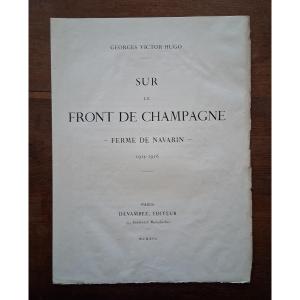 Sur le Front de Champagne / Georges Victor Hugo