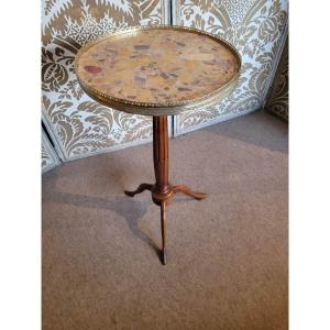 Cherry Wood Side Table / 19th Century