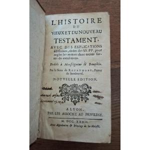 L'histoire du vieux et du nouveau testament /1732
