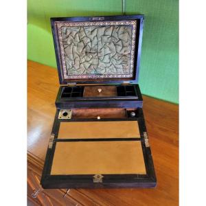 Ecritoire en Acajou  / XIXème