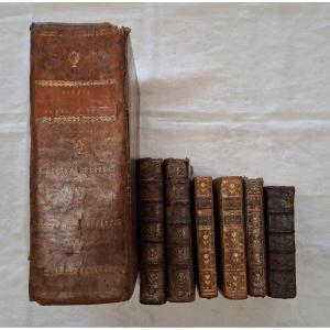 Ensemble de 7 Livres  XVII et XVIIIème 