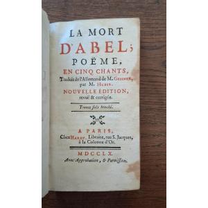 La Mort d'Abel / Gessner  /1760