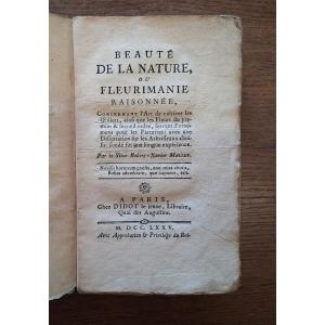 Beauty Of Nature Or Reasoned Fleurimanie / 1775