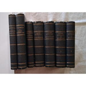 Set Of 7 Books By Jules Barbey d'Aurevilly / 1879- 1882