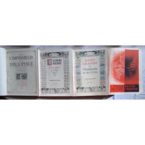 Set Of 11 Books On Printing / Circa 1920