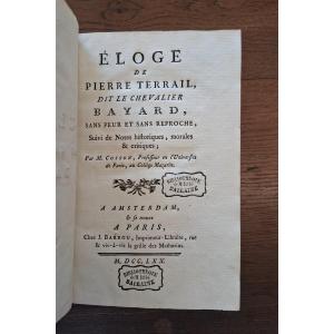Eloge de Pierre Terrail dit le Chevalier Bayard