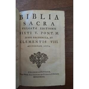 Biblia Sacra  /   1743
