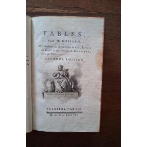 Fables par Boisard /1777