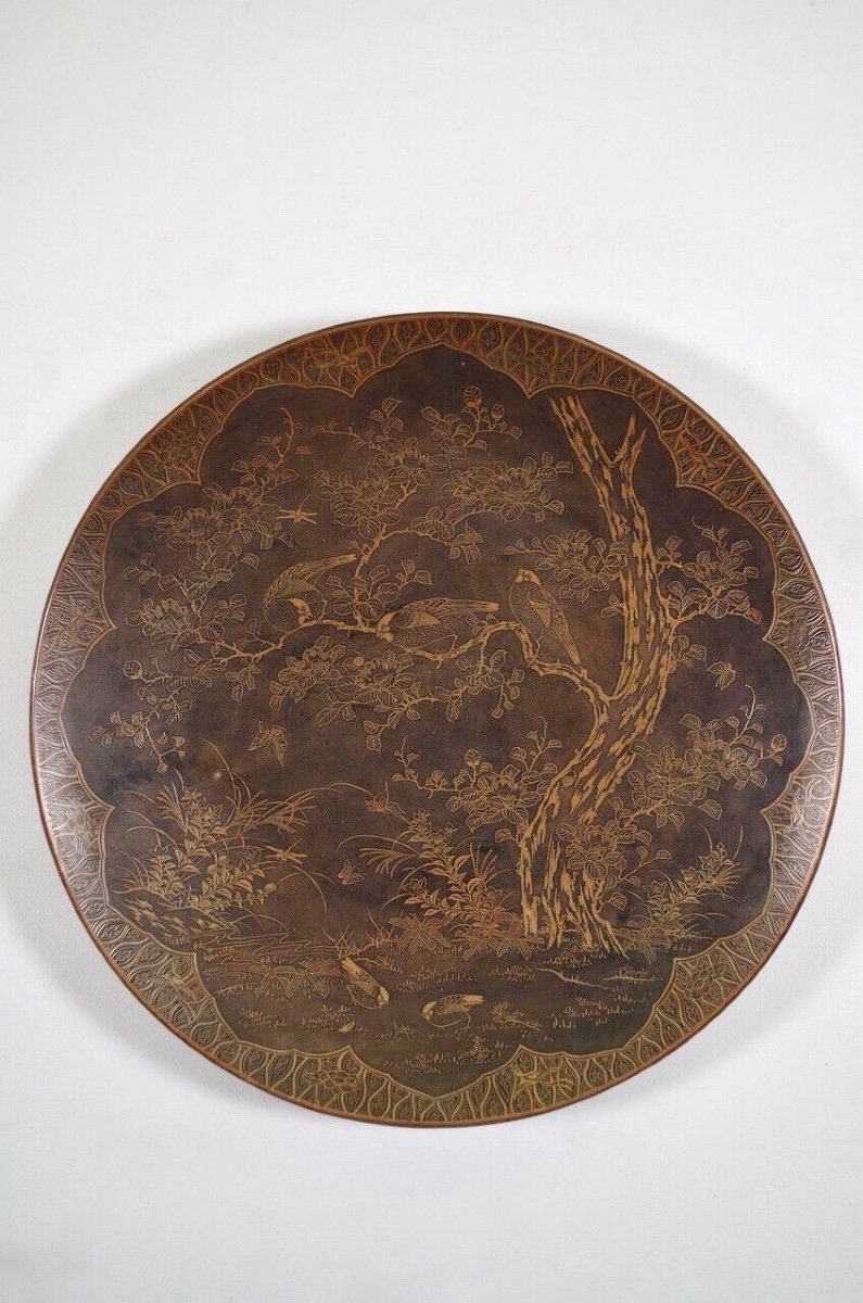 Japan - Bronze Dish-photo-2
